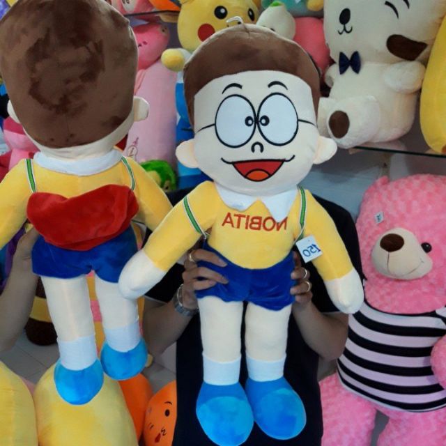 Nobita Super Big Teddy Bear ( ภาพถ ่ ายจริง 100 % )