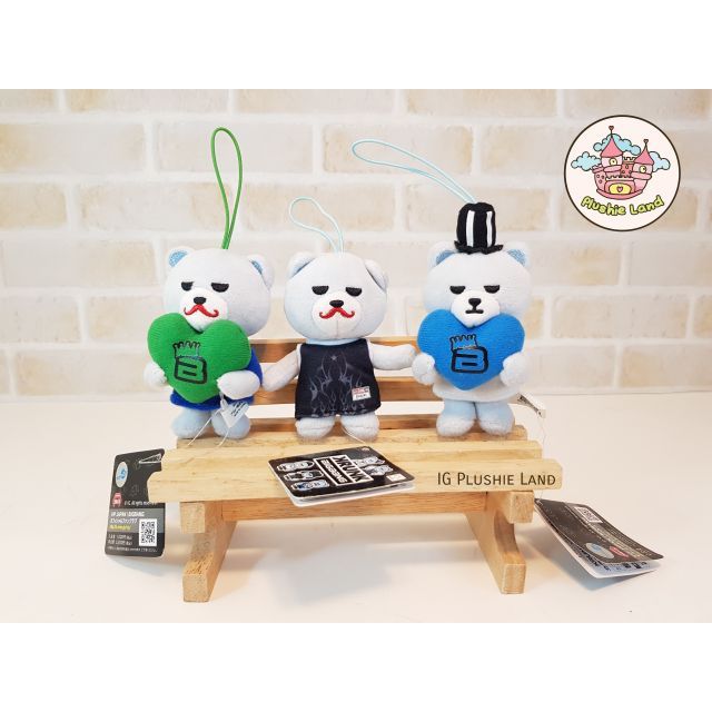 พวงกุญแจตุ๊กตาหมีบิ๊กแบง ลิขสิทธิ์ญี่ปุ่น Bigbang Krunk Plush Keychain