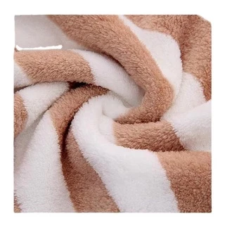 MJT-01【35x75 ซม. 】ผ้าขนหนู สำหรับเช็ดผม เช็ดตัว ไม่ใช่ผ้าผืนใหญ่ ผ้าเช็ดตัวขนเป็ด ลายขวาง มีลาย