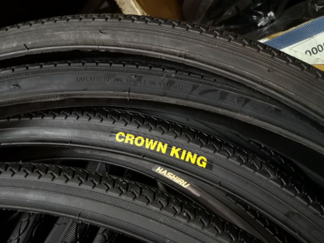 ยางนอก ยางใน 27 X 1 3/8 แบบลายเรียบ 27*1.3/8 27*1.3