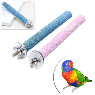 [Vip] Pet Parrot Budgie Chew Bite Paw Grinding Rod Toy Bird Cage Play Stand Perches