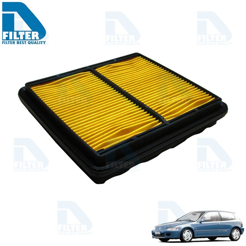 กรองอากาศ Honda ฮอนด้า Civic ซีวิค EG 1992-1995 By D Filter (ไส้กรองอากาศ) (SKA025)