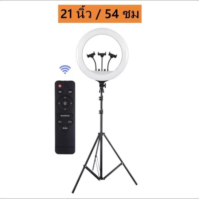 ไฟไลฟ์สด รุ่น LED RING ขนาด 14/18/21 นิ้ว มีช่องUSBสามารถชาร์จแบตโทรศัพท์ได้ ไฟแต่งหน้า ไฟLive สด ปรับสีได้ 3 โหมด มีUSB