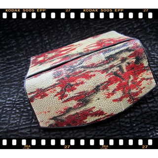 stingray  skin sakura flower purse7 wallet