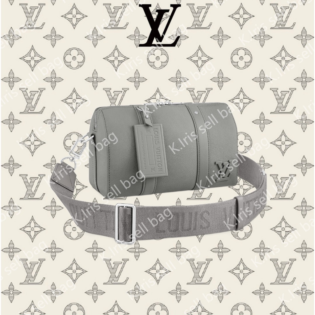 Louis Vuitton/ LV/ CITY KEEPALL กระเป๋าถือ สีเทา