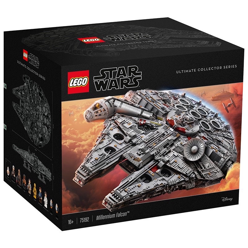 (พร้อมส่ง กล่องสวย รับส่วนลด 1000 บาท) Lego Star Wars 75192 : Millennium Falcon ของแท้ 100%