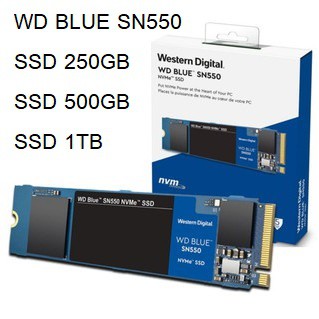 cool สุดๆ SSD 250GB 500GB 1TB WD BLUE SN550 NVMe M.2 2280 ของใหม่ ประกัน 5 ปี คุณภาพดี