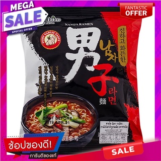 พาลโด้ราเม้งกึ่งสำเร็จรูปรสเผ็ด 115กรัม Paldo Instant Ramen Spicy Flavor 115 g.