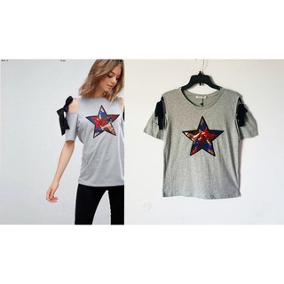 Bershka Glitter Star Tops