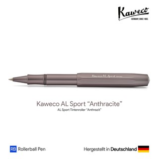 Kaweco AL Sport "Anthracite" Rollerball Pen - ปากกาโรลเลอร์บอลล์คาเวโก้ เอแอลสปอร์ต สีเทาเงิน