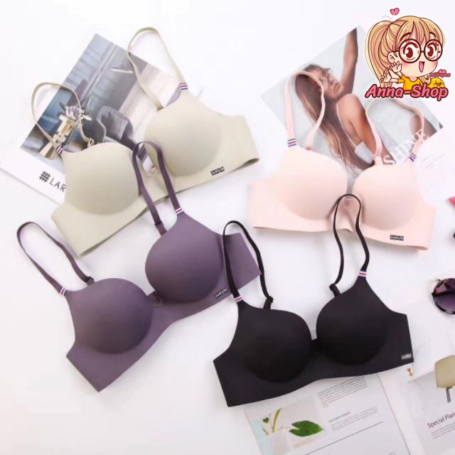 E02 บราไร้ขอบ​ ไร้โครง​ (ฟองน้ำหนา) ใส่สบาย​ เสื้อชั้นใน บราชั้นในยกทรง ผ้านุ่ม เซ็กซี่ สำหรับผู้หญิง