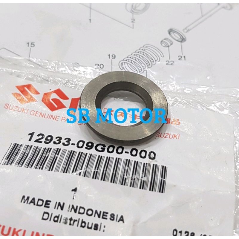SKY WAVE SKYWAVE SKYDRIVE SKY DRIVE HAYATE SPIN VALVE SPRING MOUNTING RING 12933-09G00-000 ต้นฉบับ S