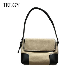 IELGY Korean style nubuck leather large-capacity fashionable all-match crossbody handbag