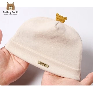 หมวกเด็กแรกเกิด 0-6 เดือน รุ่นหนา ใส่หน้าหนาว นิ่มมาก [พร้อมส่ง] หมวกเด็กอ่อนแบบหนา เกรดนิ่มมาก