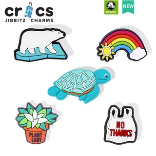 Jibbitz crocs charms เครื่องประดับแฟชั่น เป็นมิตรกับสิ่งแวดล้อม สําหรับตกแต่งรองเท้า crocs