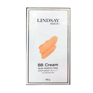 Lindsay Magic BB Cream Skin Perfecting Super Makeup Sunscreen 150g. ช่วยปรับผิวขาวกระจ่างใส