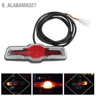 Alabama327 ไฟท้ายจักรยานไฟฟ้า Leds 5 ดวง Abs 36V 48V 60V สําหรับฮับมอเตอร์ เพื่อความปลอดภัย