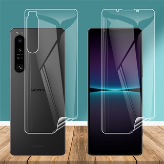 ฟิล์มไฮโดรเจล TPU นิ่ม แบบใส บางพิเศษ สําหรับ Sony Xperia 1 10 5 IV 1IV 10IV 5IV