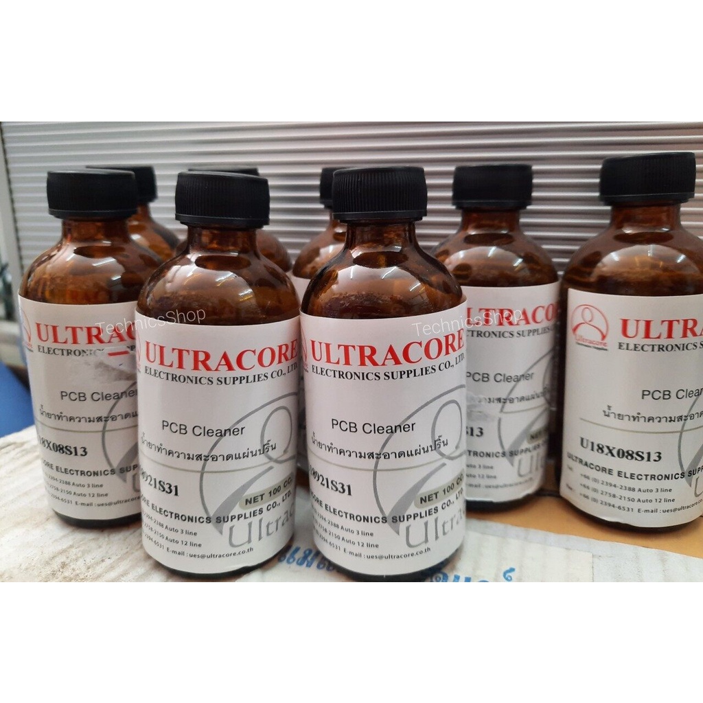 น้ำยาทำความสะอาดแผ่นปริ้น ULTRACORE PCB Cleaner 100 cc.