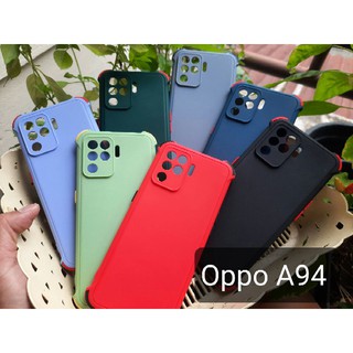 เคส Oppo A94 ซิลิโคนกันกล้อง+กันมุม