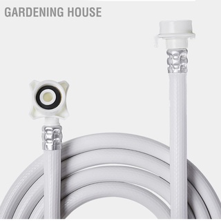 Gardening House ท่อน้ําเข้าเครื่องซักผ้า Pvc พร้อมท่อต่อขยาย เหล็ก สําหรับฉีด