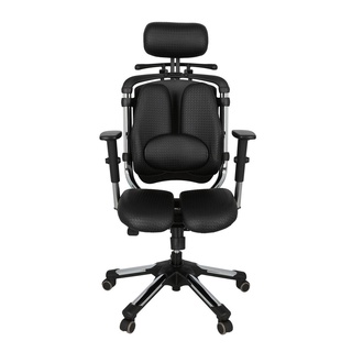 SB Design Square เก้าอี้สำนักงานเพื่อสุขภาพ HARA CHAIR รุ่น NIETZSCHE PREMIUM-Black (65x50x130 ซม.)