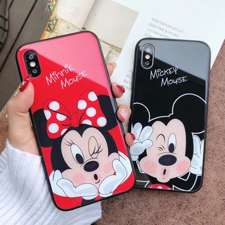 เคสโทรศัพท์มือถือลายการ์ตูน Mickey Minnie