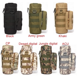 Molle กระเป๋าใส่ขวดน้ํามีซิปสไตล์ทหาร