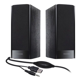 SPEAKER (ลำโพง) MICROLAB B56 USB (BLACK) - สินค้ารับประกัน 1ปี