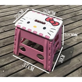 เก้าอี้พับได้ พกพาได้ เก้าอี้ขนาดกลาง ลายการ์ตูน sanrio