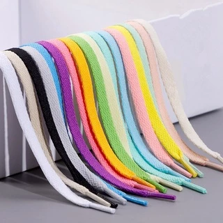 เชือกผูกรองเท้าแบบเรียบ 8มม. x 120ซม. 36 สีให้เลือก