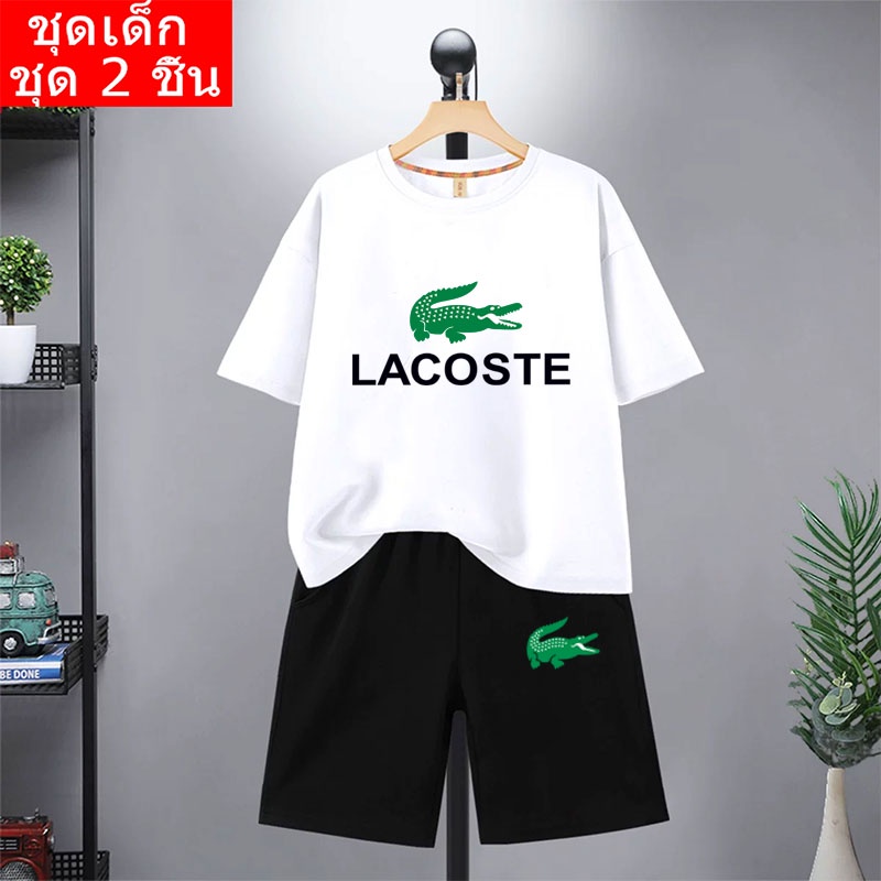 K2005+DD325 ชุดแฟชั่นเด็ก ชุดเซ็ทเด็กขาสั้น  เสื้อยืดเด็ก