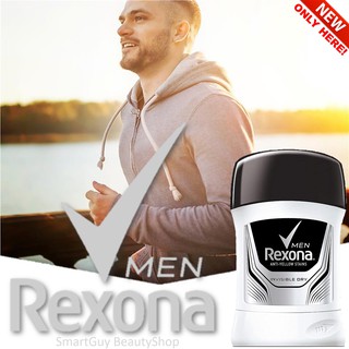 Rexona For Men Stick Invisible Dry 52ml ผลิตภัณฑ์ระงับกลิ่นใต้วงแขนแบบแท่งสติ๊กสำหรับผู้ชายจากเรโซน่าเม็น