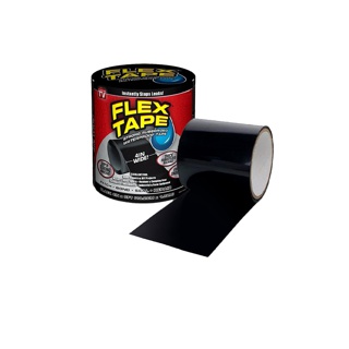 (พร้อมส่ง) เทปกาวมหัศจรรย์ เทปกันน้ำ เทปกาวกันรั่ว วัสดุจาก USA FLEX TAPE สีดำ - 0030