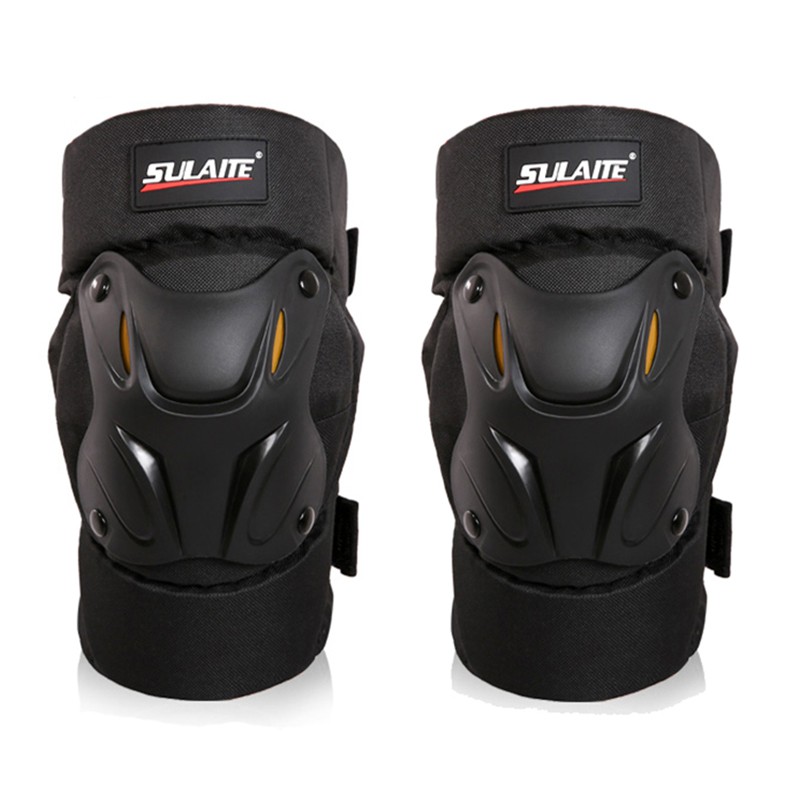 ในสต็อก ! Sulaite รถจักรยานยนต์สนับเข่าแบบนุ่ม Boardsports กํามะหยี่ป้องกันยามเกราะเกียร์สนับเข่า