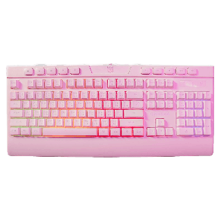 Onikuma Sakura Membrane Gaming Keyboard คีย์บอร์ดเกมมิ่ง แสงไฟ RGB สวิตช์ทนทาน 8 ล้านครั้ง คีย์ใช้งานสะดวก #Qoomart