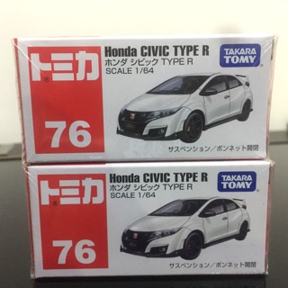 โมเดลรถเหล็ก Tomica No.76 Honda Civic Type R