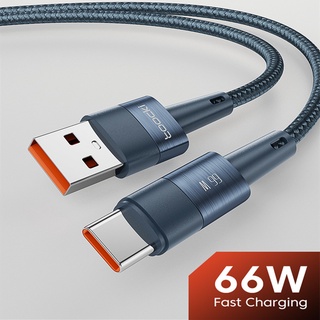 สายชาร์จ USB Type C 6A 66W USB QC3.0 สําหรับโทรศัพท์มือถือ