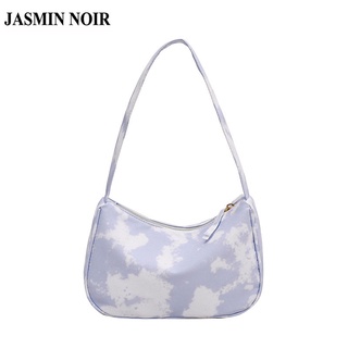 Jasmin NOIR กระเป๋าสะพายไหล่ กระเป๋าถือ ผ้าไนล่อน แฟชั่นเรียบง่าย สําหรับสตรี