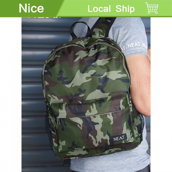 【จัดส่งในพื้นที่】NEAT กระเป๋าสะพายหลังลายพราง กระเป๋าแฟชั่น NEAT Camo Backpack