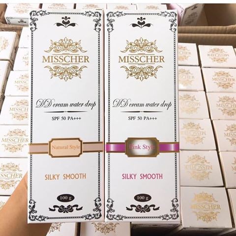 Misscher DD Cream water drop SPF50PA+++100mlใช้ได้1-2เดือน
