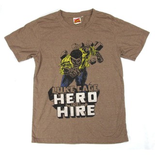 เสื้อยืด Marvel แท้ Hero Hire สีน้ำตาล (มือ2)