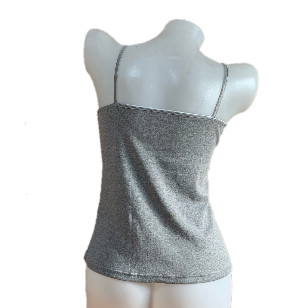 Porntip227 เสื้อสายเดี่ยวผ้ายืด ทรงหน้าสูงหลังต่ำ / ฟรีไซส์ - รูปที่ 2