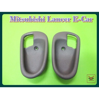 MITSUBISHI LANCER E-CAR DOOR HANDLE SOCKET LH&amp;RH "GREY" SET // เบ้ารองมือเปิดใน สีเทา ซ้าย-ขวา สินค้าคุณภาพดี