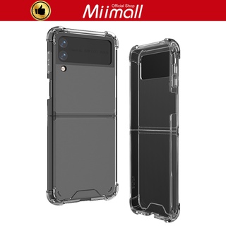 【พร้อมส่ง】Miimall เคส Samusng Z Flip3  เคสโทรศัพท์ TPU นิ่ม แบบบางพิเศษ กันลื่น สําหรับ Galaxy Z Flip 3 5G 2021