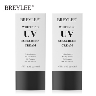 Breylee ครีมกันแดด 40 มล. ไวท์เทนนิ่ง ครีมกันแดด กันแดด UV SPF50 ครีมกันแดด ใบหน้า และร่างกาย