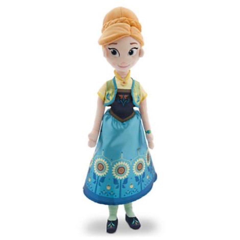 Anna Plush Doll ตุ๊กตาอันนา Frozen Fever เจ้าหญิงดิสนีย์ สูง 20” ของแท้ Disney Store