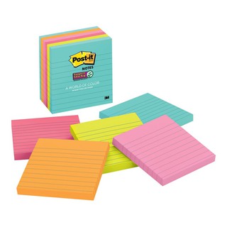 ซุปเปอร์สติกกี้โน้ต ไมอามี โพสต์-อิท 675-6SSMIA Super Sticky Note, Miami Post-It 675-6SSMIA