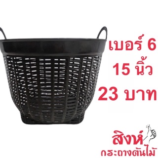 เข่งปลูกต้นไม้ (เบอร์6) 15 นิ้ว