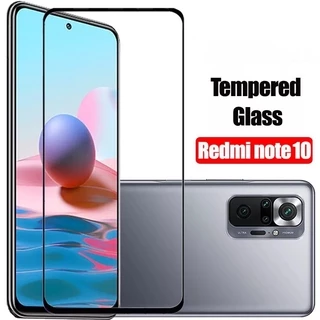 ฟิล์ม For Xiaomi Redmi Note14/13/12/11/Note10/Note10s/Note10pro/Mi13T/14T/14TPro กันรอย กันกระแทก ฟิล์มกระจกเต็มจอขอบดำ